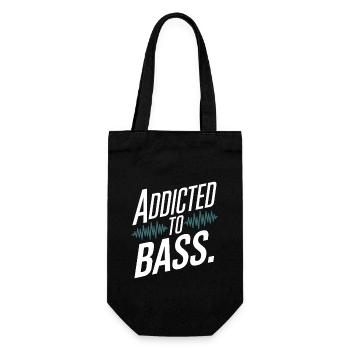 Bass, Guitarist, Musician, Gear, Funk, Rock, Jazz - Gift Bag for Bottles - black - Front