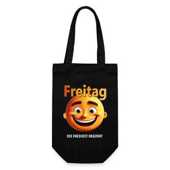 Friday - Gift Bag for Bottles - black - Front