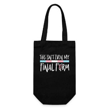 Transgender Trans LGBT Pride - Gift Bag for Bottles - black - Front