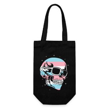 Transgender Trans LGBT Pride - Gift Bag for Bottles - black - Front