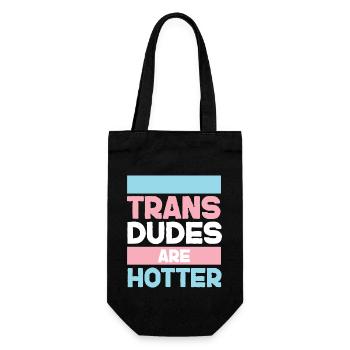 Fierté LGBT transgenre - Sac à bouteille - noir - Devant