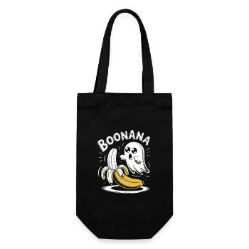 Boonana Funny Ghost avec banane - Sac à bouteille - noir - Devant