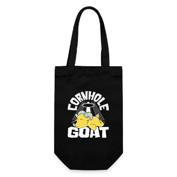 Cornhole Goat pour les joueurs de Cornhole - Sac à bouteille - noir - Devant