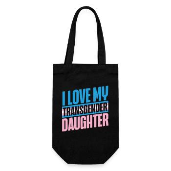 Transgender Trans LGBT Pride - Gift Bag for Bottles - black - Front
