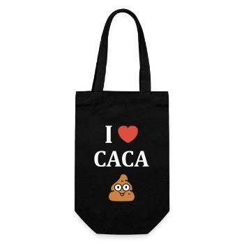 caca - Sac à bouteille - noir - Devant