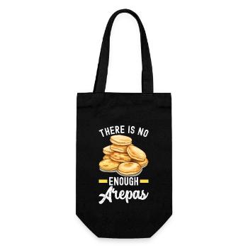 Venezolanische Arepas - Geschenkbeutel für Flaschen - Schwarz - Vorne
