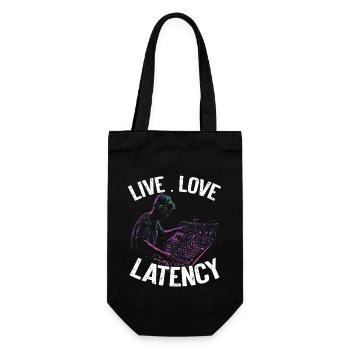AV technology AV technician Audiovisual technician - Gift Bag for Bottles - black - Front