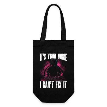 AV technology AV technician Audiovisual technician - Gift Bag for Bottles - black - Front