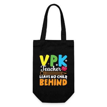 VPK teachers leave no child behind - Gift Bag for Bottles - black - Front