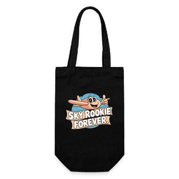 First time flying Travel Memory Sky - Gift Bag for Bottles - black - Front
