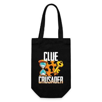 Escape Room Clue Crusader - Gift Bag for Bottles - black - Front