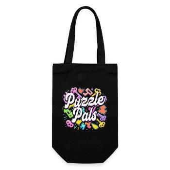 Escape Room Puzzle Pals - Gift Bag for Bottles - black - Front
