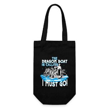 Drachenboot The Dragon Boat Is Calling - Gift Bag for Bottles - black - Front