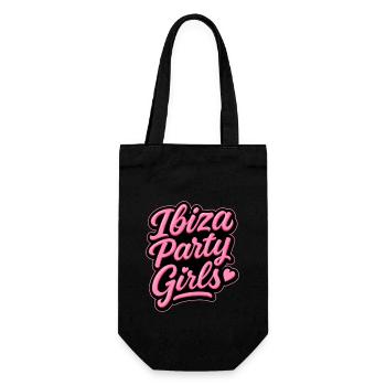 Ibiza Party Girls - Geschenkbeutel für Flaschen - Schwarz - Vorne