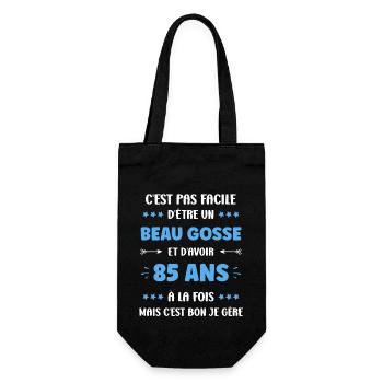 85 ANS - Sac à bouteille - noir - Devant