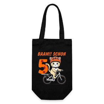 VÉLO CHAT BAAM !! DÉJÀ CINQ - Sac à bouteille - noir - Devant