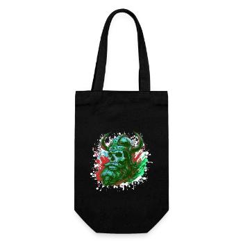Viking Skull - Gift Bag for Bottles - black - Front