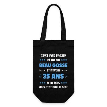 35 ANS - Sac à bouteille - noir - Devant