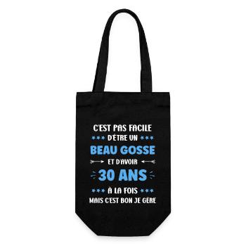 30 ANS - Sac à bouteille - noir - Devant