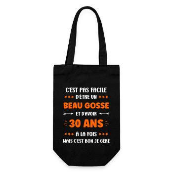 30 ANS - Sac à bouteille - noir - Devant