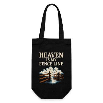 Christian Homesteader Faith Farming Lural Life - Gift Bag for Bottles - black - Front