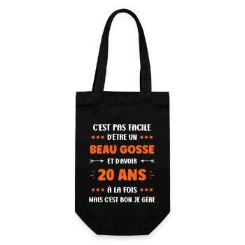 20 ANS - Sac à bouteille - noir - Devant