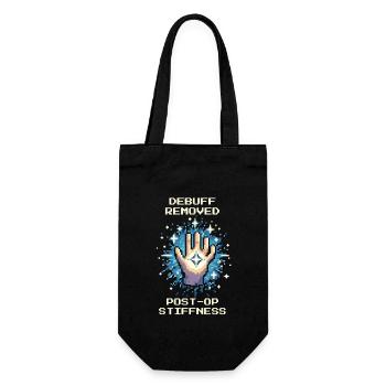 Ergothérapie Guérison Mobilité Rétro Pixel Art - Sac à bouteille - noir - Devant