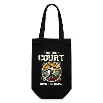 Frapper le terrain Posséder le jeu Handball Sports Athlète - Sac à bouteille - noir - Devant