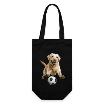 Labrador Retriever - Geschenkbeutel für Flaschen - Schwarz - Vorne