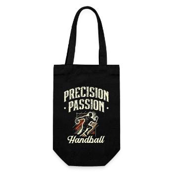 Precision Passion Handball Sports Athlete - Gift Bag for Bottles - black - Front