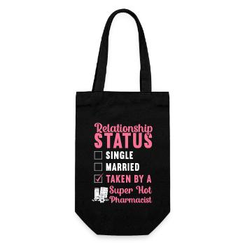 Pharmacy Tech Technician - Gift Bag for Bottles - black - Front
