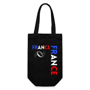 Rugbyspieler Fan Rugby Fan Rugby Frankreich - Geschenkbeutel für Flaschen - Schwarz - Vorne