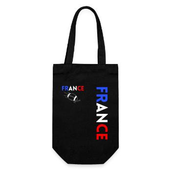 Rugby Player Fan Rugby Supporter Rugby France - Gift Bag for Bottles - black - Front