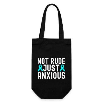 Anxiety disorder Anxiety disorder - Gift Bag for Bottles - black - Front