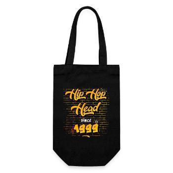 Hip-Hop Head Since 1999 - 26 Years of Street - Gift Bag for Bottles - black - Front
