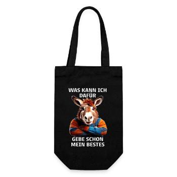 WHAT CAN I DO ABOUT IT - Gift Bag for Bottles - black - Front