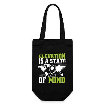 Geographic Information Systems - Gift Bag for Bottles - black - Front