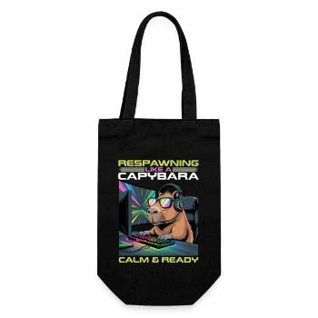 Capybara PC Gamer Gaming - Sac à bouteille - noir - Devant