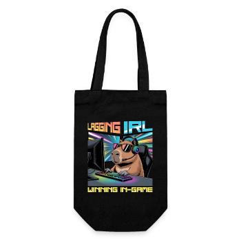 Capybara PC Gamer Gaming - Sac à bouteille - noir - Devant