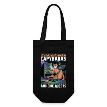 Capybara PC Gamer Gaming - Sac à bouteille - noir - Devant
