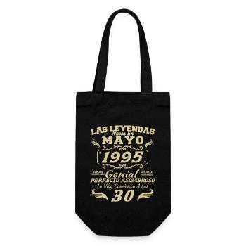 May 1995 Vintage Birthday Gift - Gift Bag for Bottles - black - Front