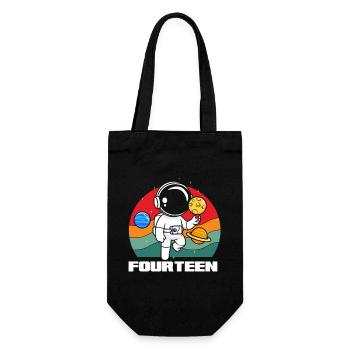 Astronaute Aventure Spatiale Quatorze - Sac à bouteille - noir - Devant