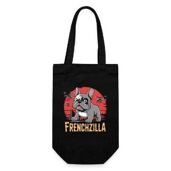 Frenchzilla – Petit, têtu, totalement exacerbé - Sac à bouteille - noir - Devant