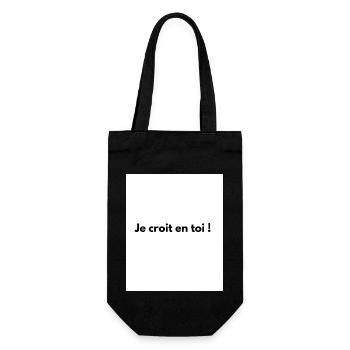 Je crois en toi ! - Sac à bouteille - noir - Devant