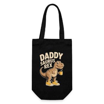 Papa Dino T-Shirt - Sac à bouteille - noir - Devant