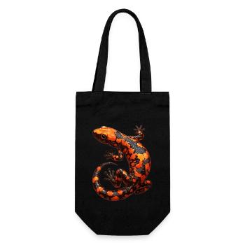 Salamanders Salamander - Gift Bag for Bottles - black - Front