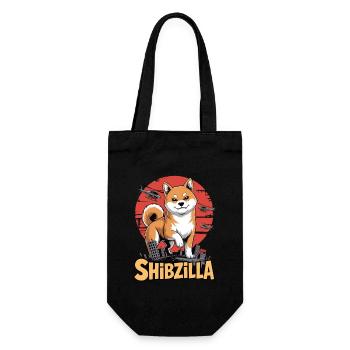Shibzilla – Chaos avec œil de côté - Sac à bouteille - noir - Devant