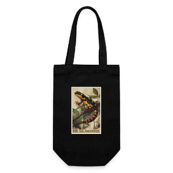 Salamanders Salamander - Gift Bag for Bottles - black - Front
