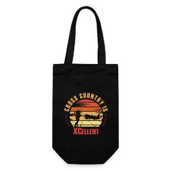 XC Running Cross Country Is XCellent - Gift Bag for Bottles - black - Front