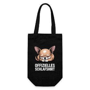 Offizielles Schlafshirt chiwawa - Geschenkbeutel für Flaschen - Schwarz - Vorne